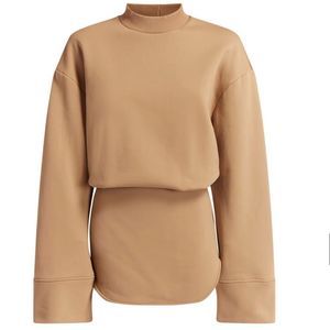 The Attico “Palmer” Camel Mini Dress